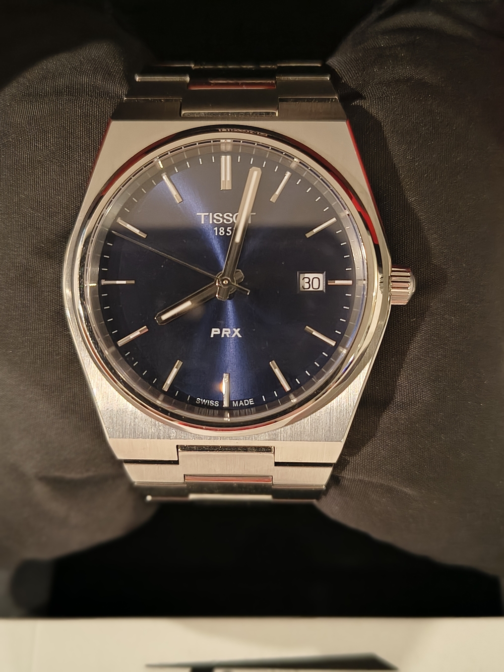 Tissot PRX Men's Stainless Steel Watch - Blue Dial